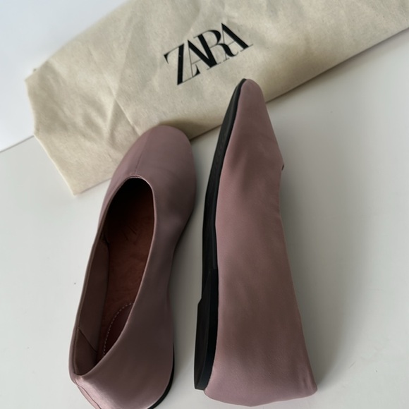 Zara Women's Mauve Flats - Picture 6 of 15